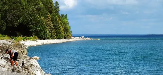 Sand Beach Lake Michigan