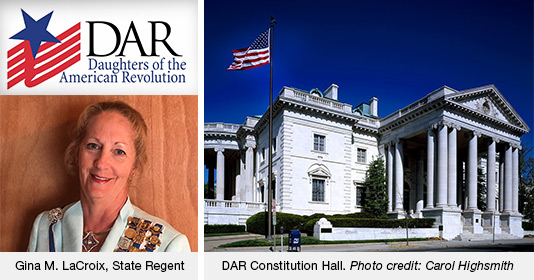 Gina LaCroix and the DAR Constitution Hall