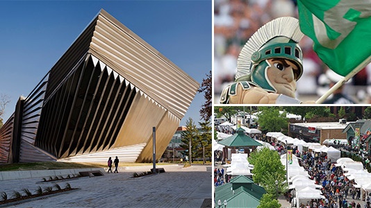 Eli & Edythe Broad Art Museum, Michigan State Athletics, East Lansing Art Festival