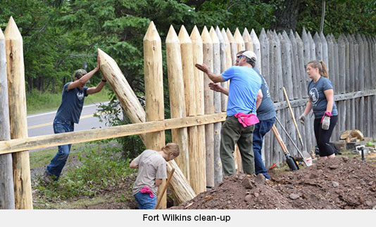 Fort Wilkins clean-up