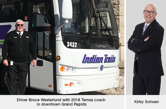 Kirby Schoen and Driver Bruce Westerlund