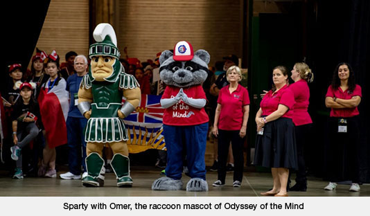 Sparty with Omer