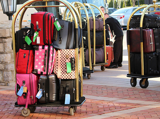 tagged luggage